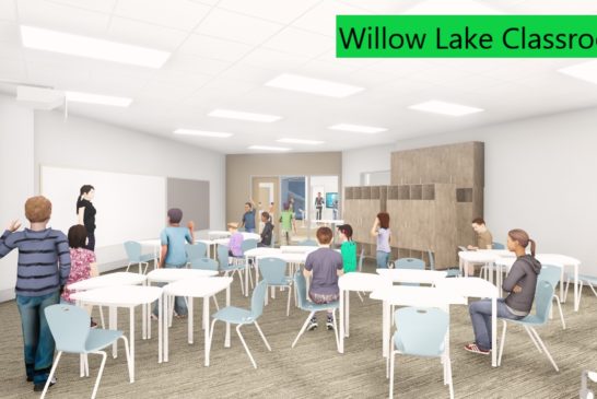 Willow Lake Interior - Classroom 1 captioned