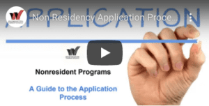 hand writing application nonresident programs - a guide to the application process