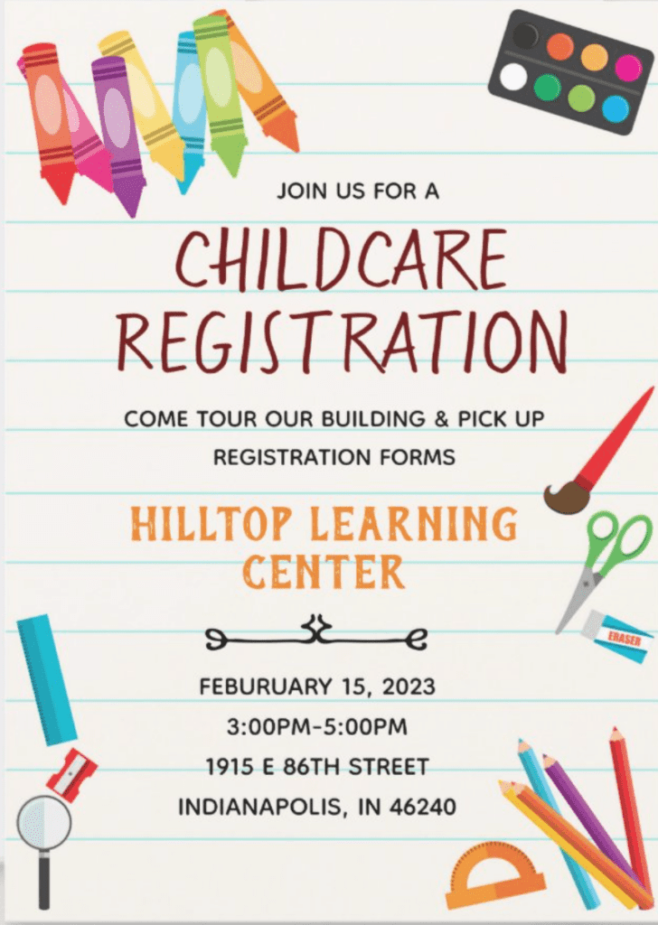 Childcare Registration Open