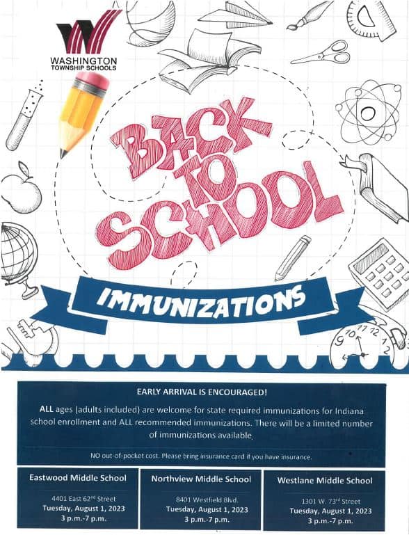 Back to School Immunizations